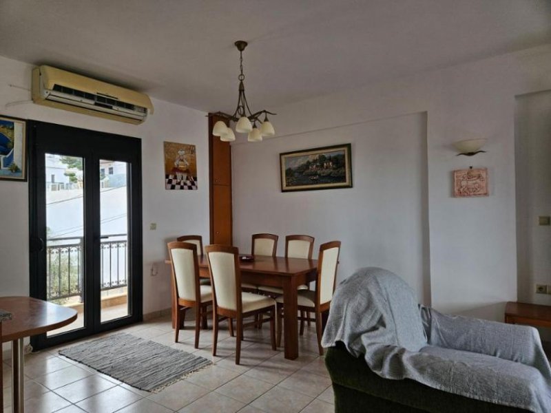 Koutouloufari Kreta, Koutouloufari: Haus im Dorfzentrum mit großer Dachterrasse mit herrlichem Blick auf Hersonissos und das Meer zu Haus